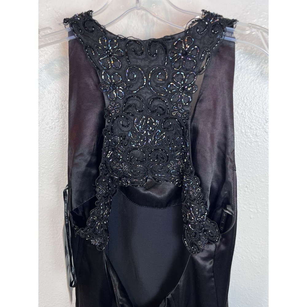 jessica mcclintock dress gunne sax Maroon/black Y2K Vintage Size 11/12 Formal - Picture 7 of 12